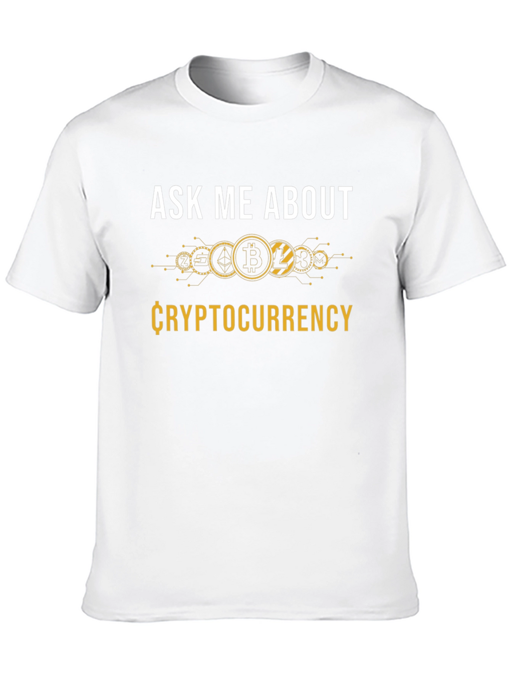 Ask Me About Cryptocurrency Black T-Shirt