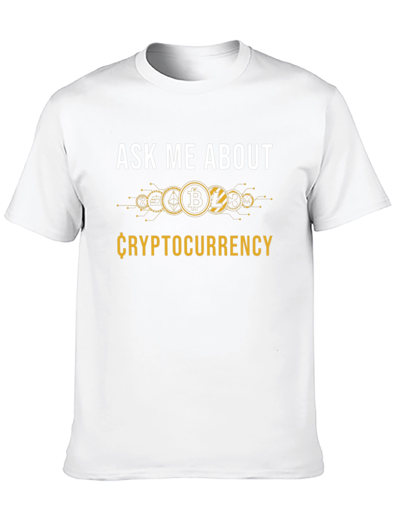 Ask Me About Cryptocurrency Black T-Shirt