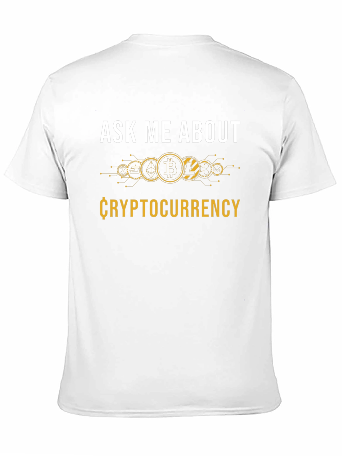 Ask Me About Cryptocurrency Black T-Shirt