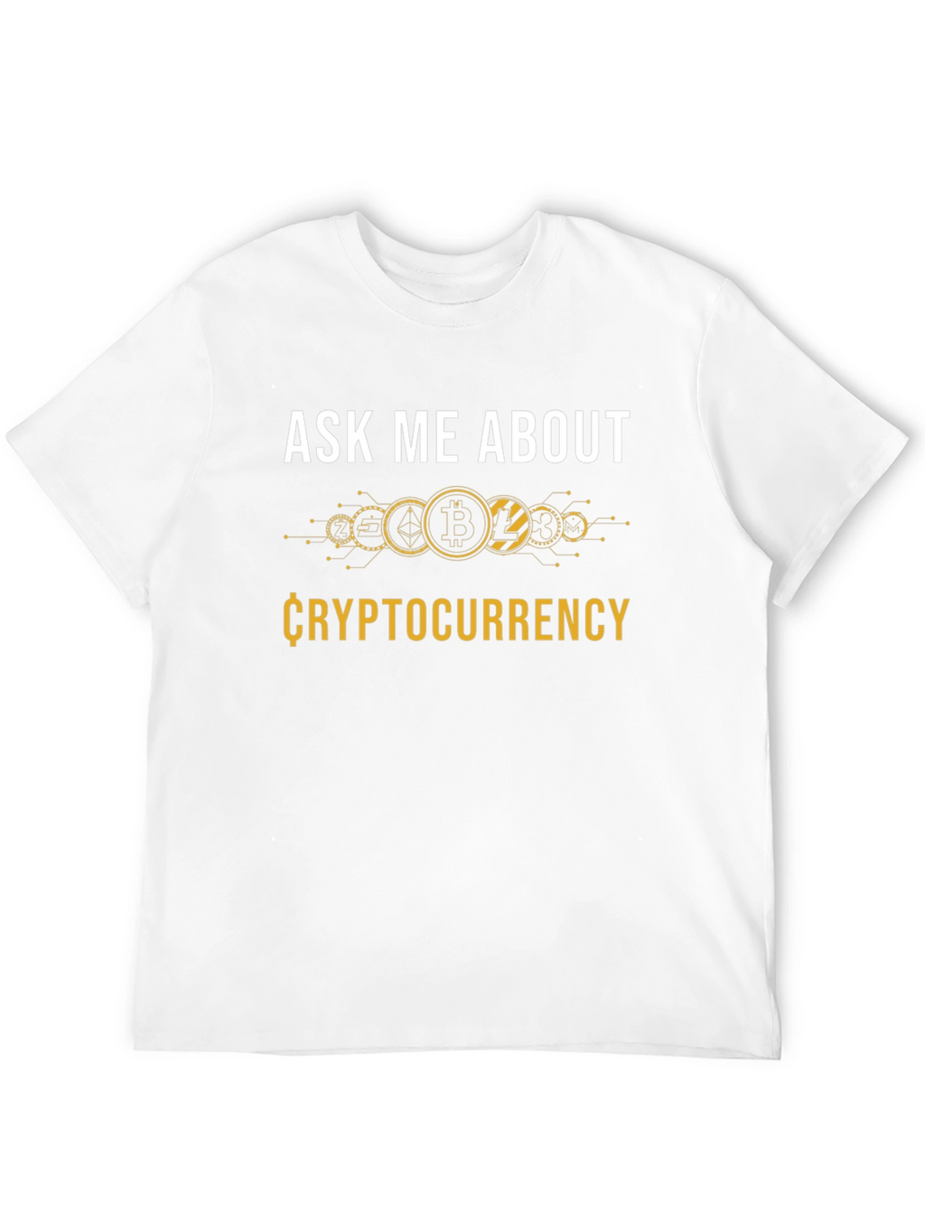 Ask Me About Cryptocurrency Black T-Shirt