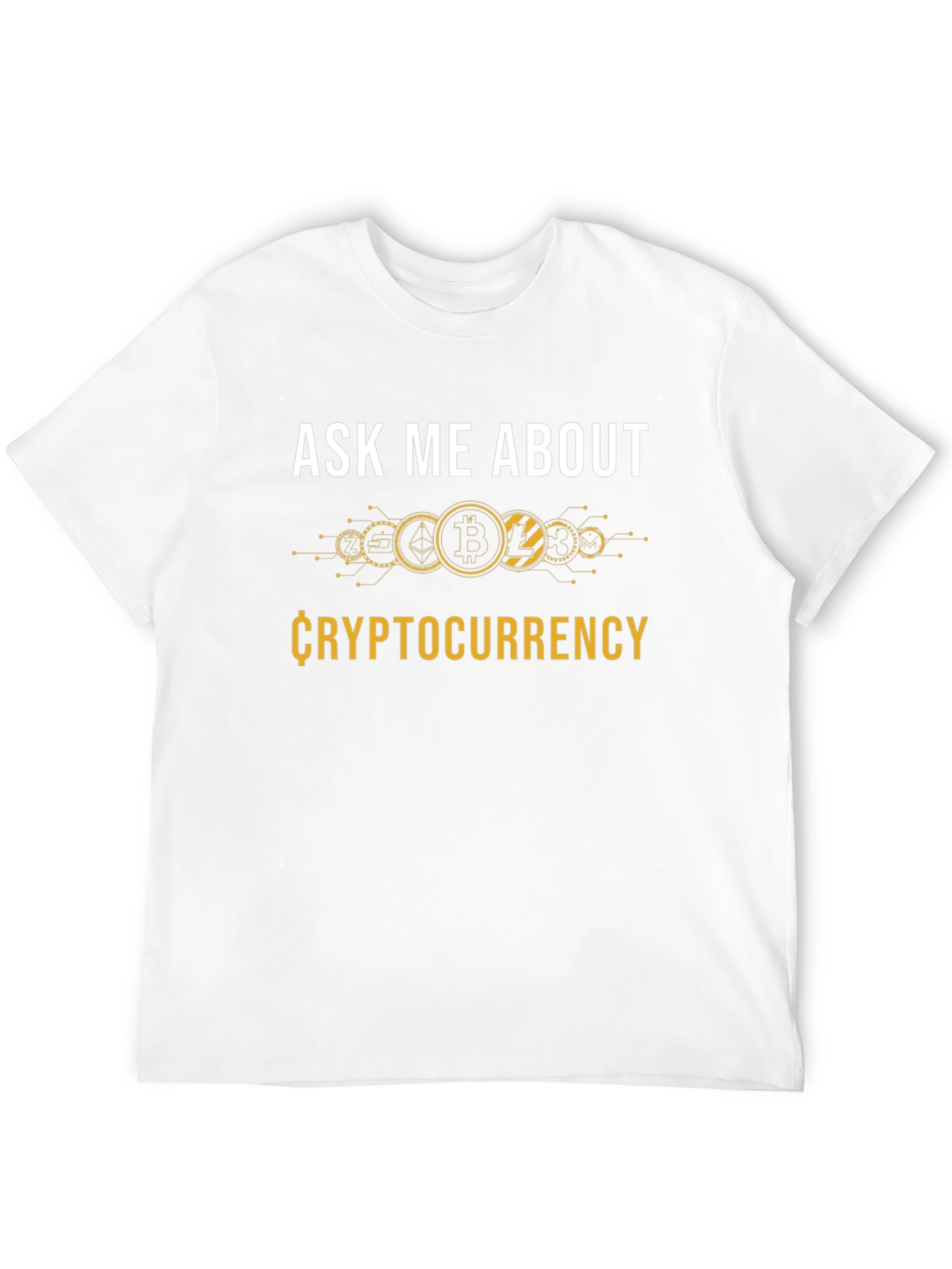 Ask Me About Cryptocurrency Black T-Shirt