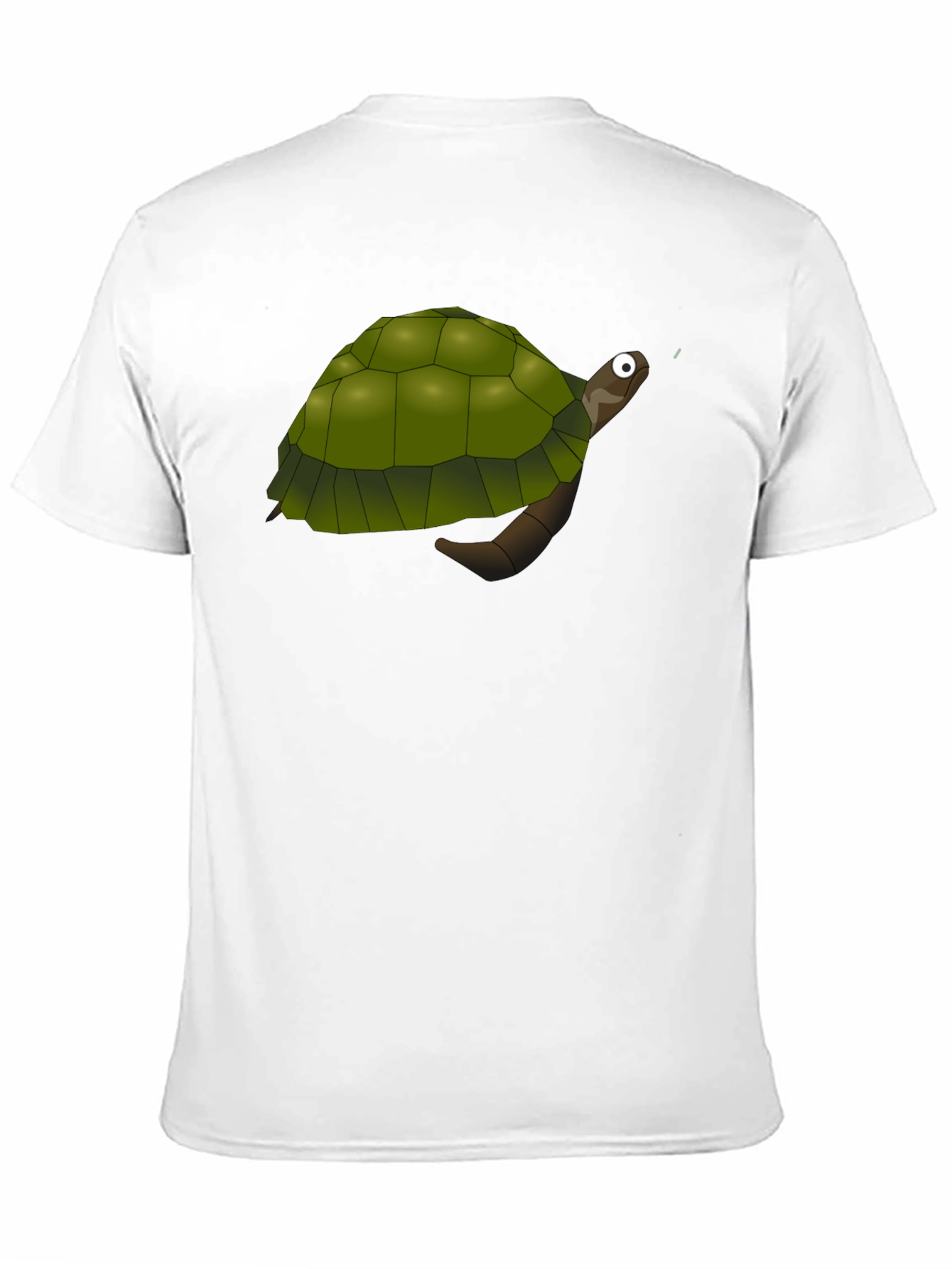 Cartoon Turtle Graphic Black T-Shirt