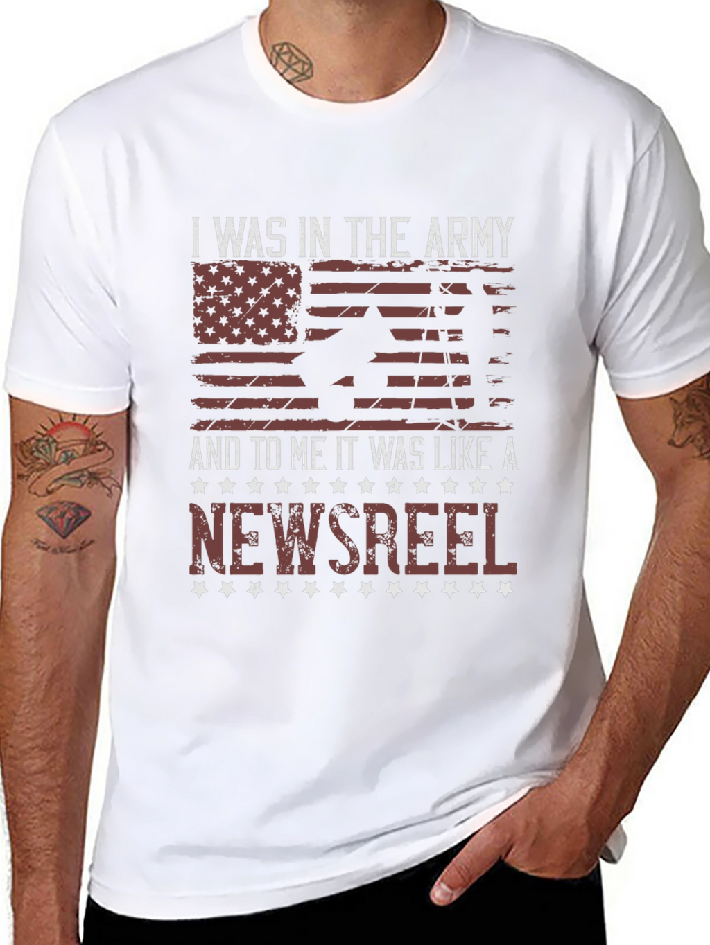Army Veteran Graphic T-Shirt