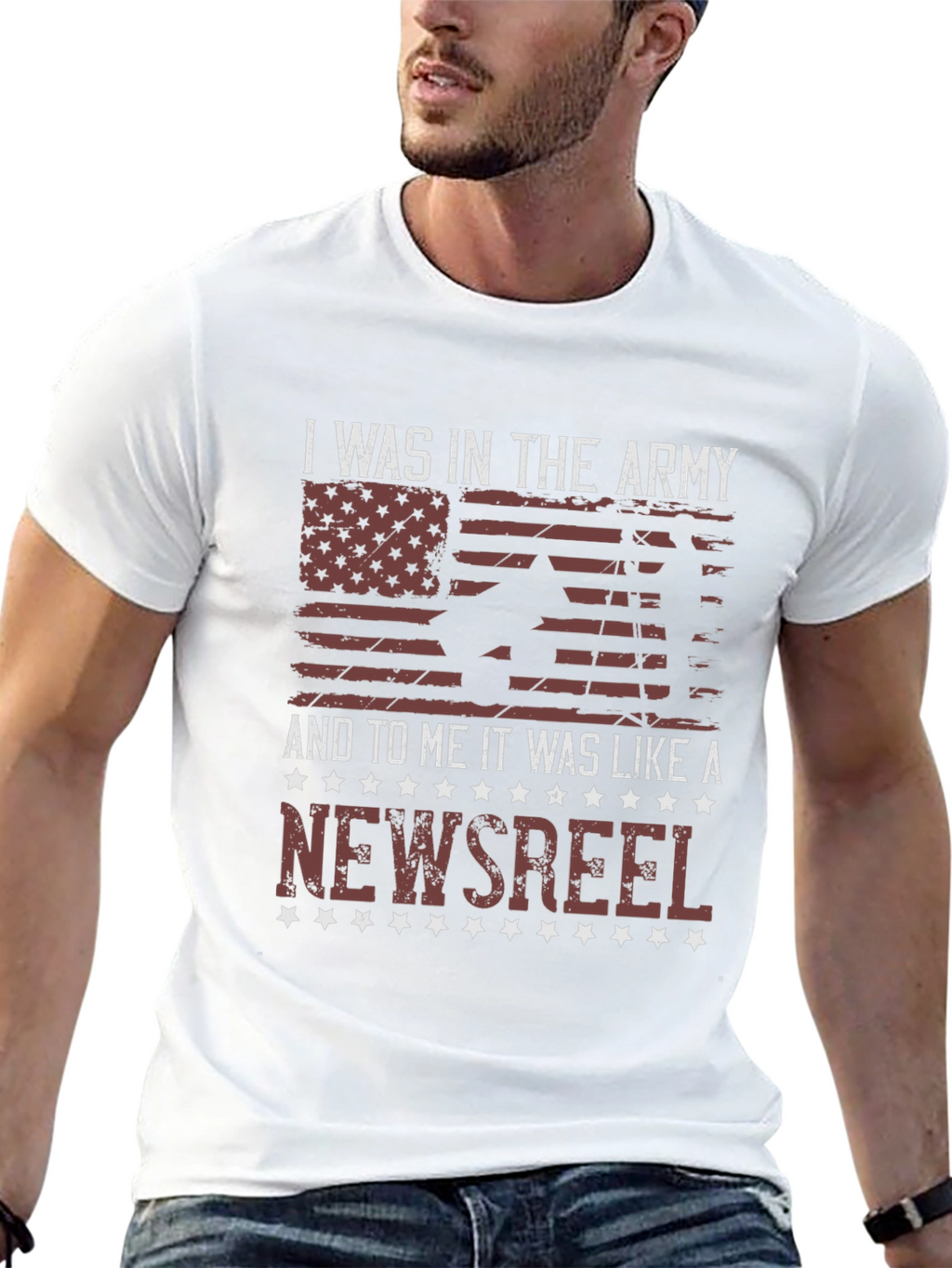 Army Veteran Graphic T-Shirt