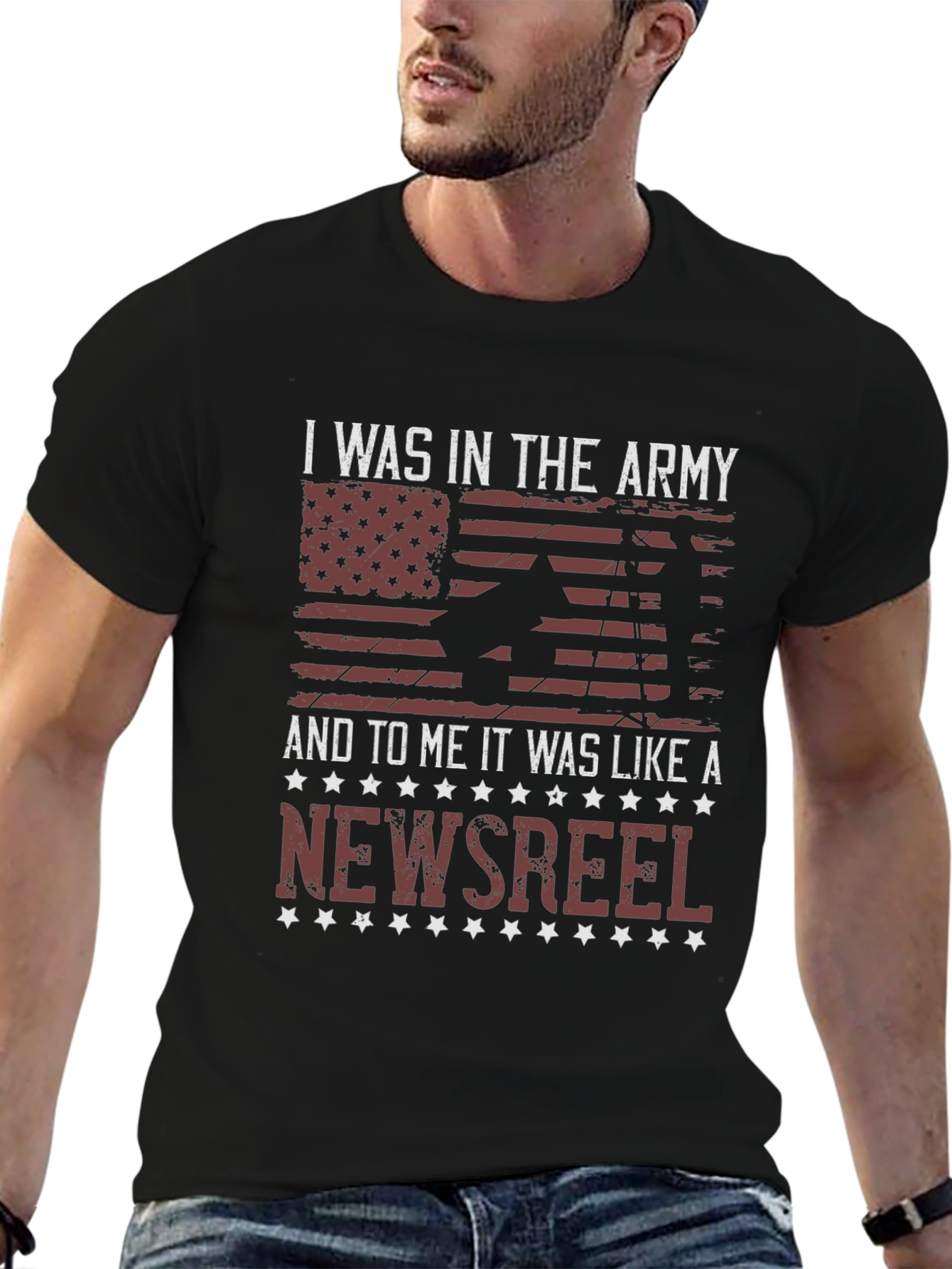Army Veteran Graphic T-Shirt