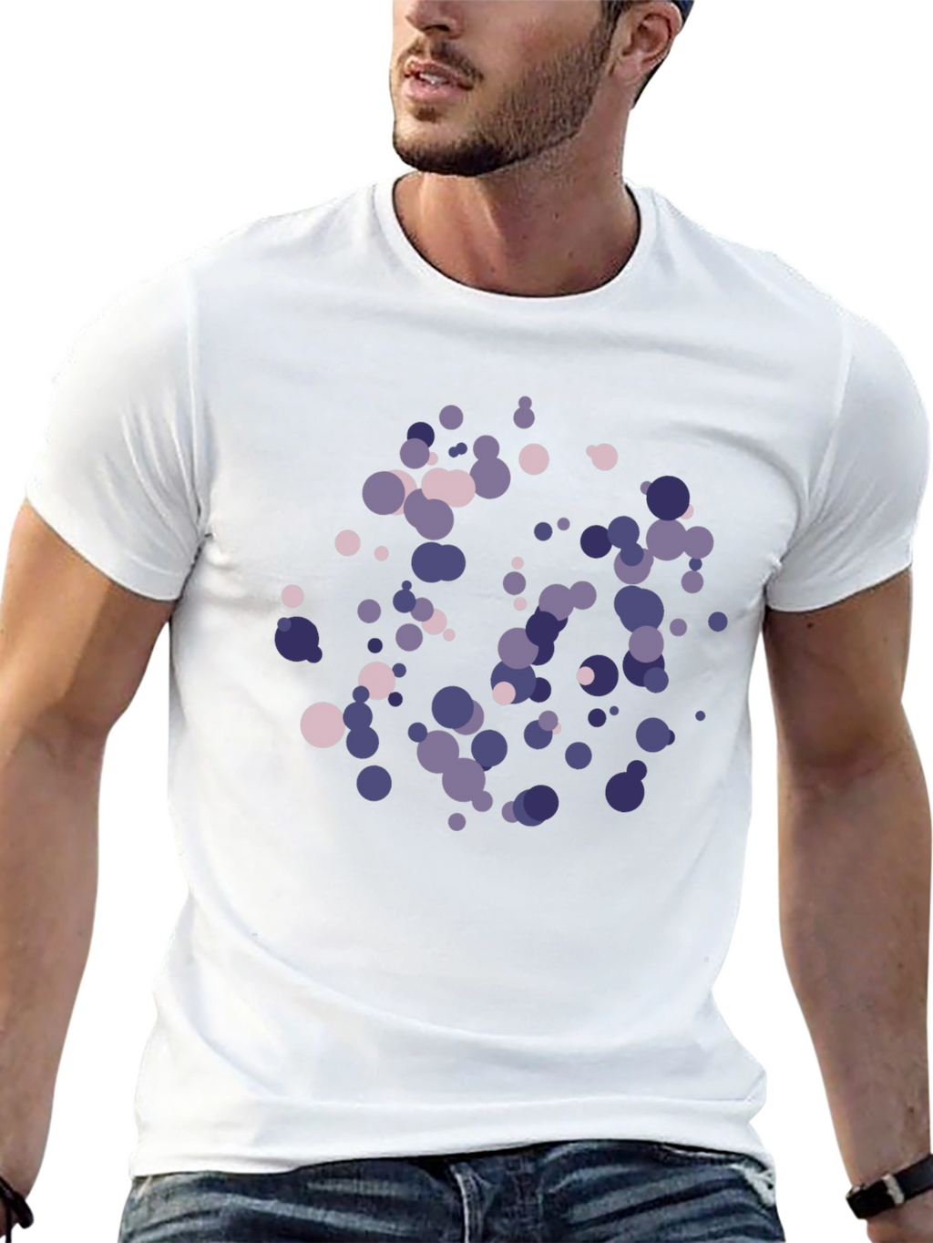 Abstract Circle Pattern Tee