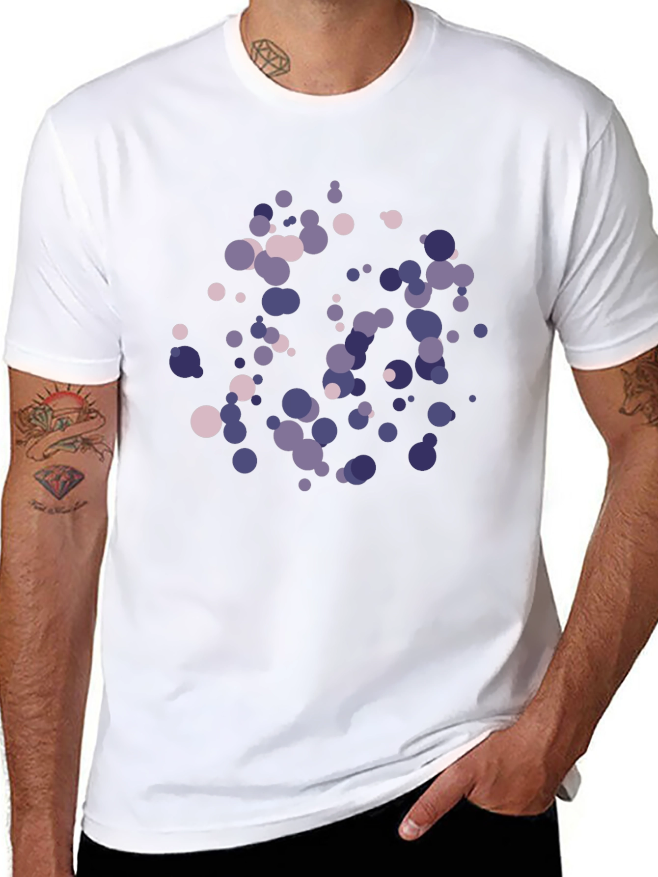 Abstract Circle Pattern Tee
