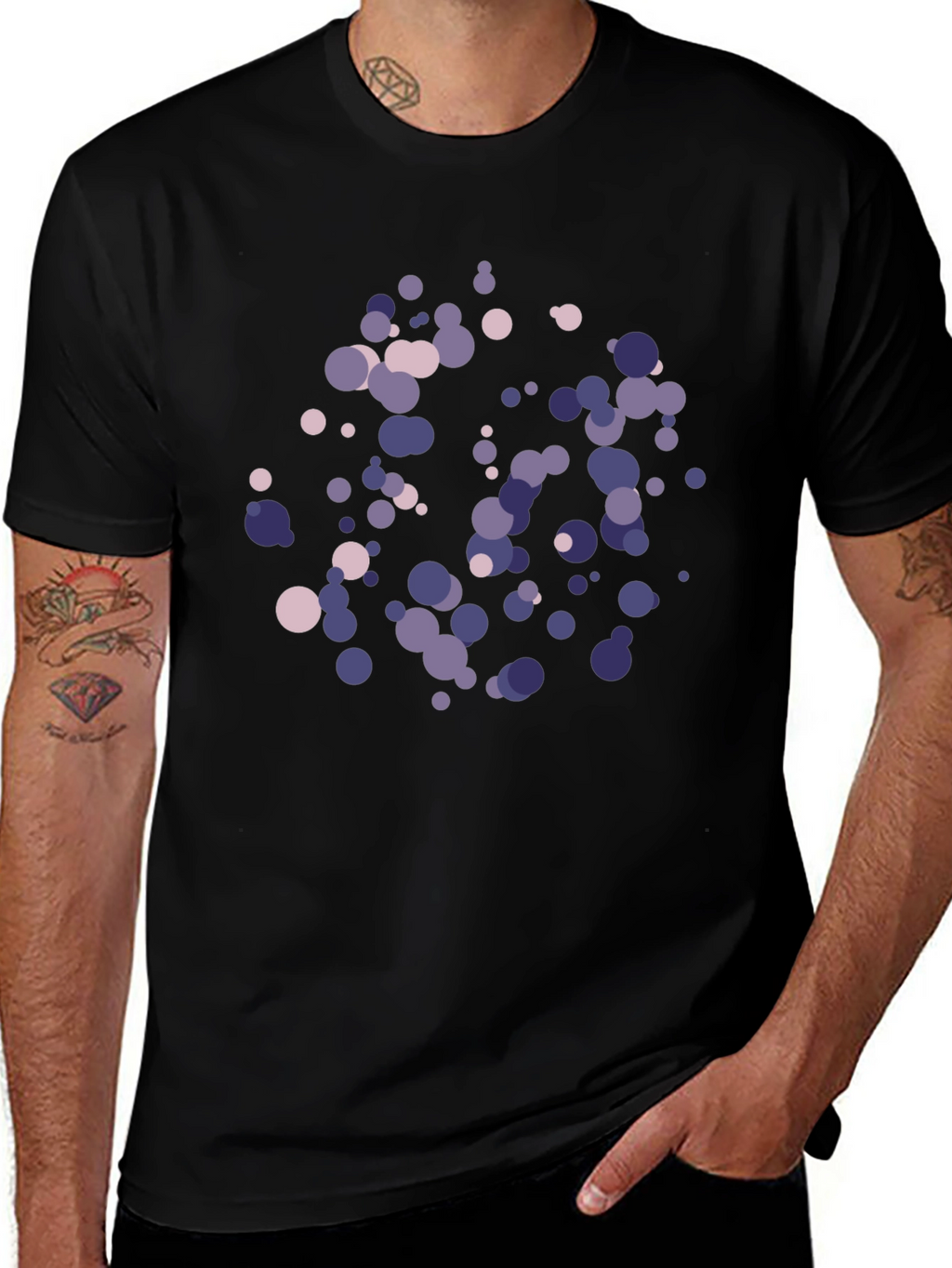 Abstract Circle Pattern Tee