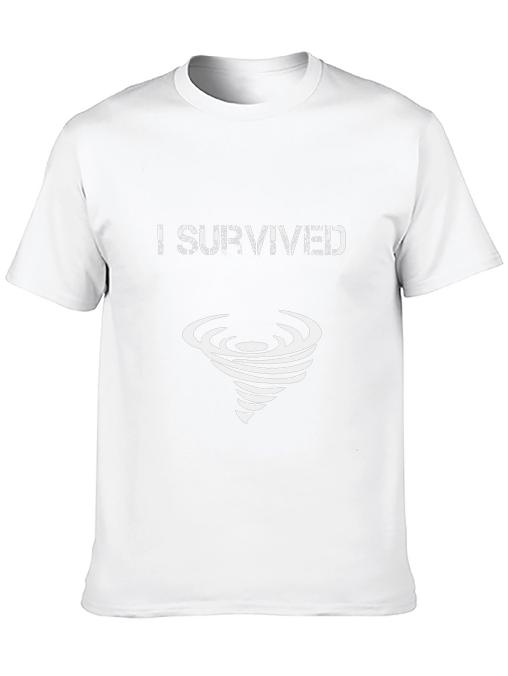 I Survived Tornado T-Shirt - Black Cotton Tee