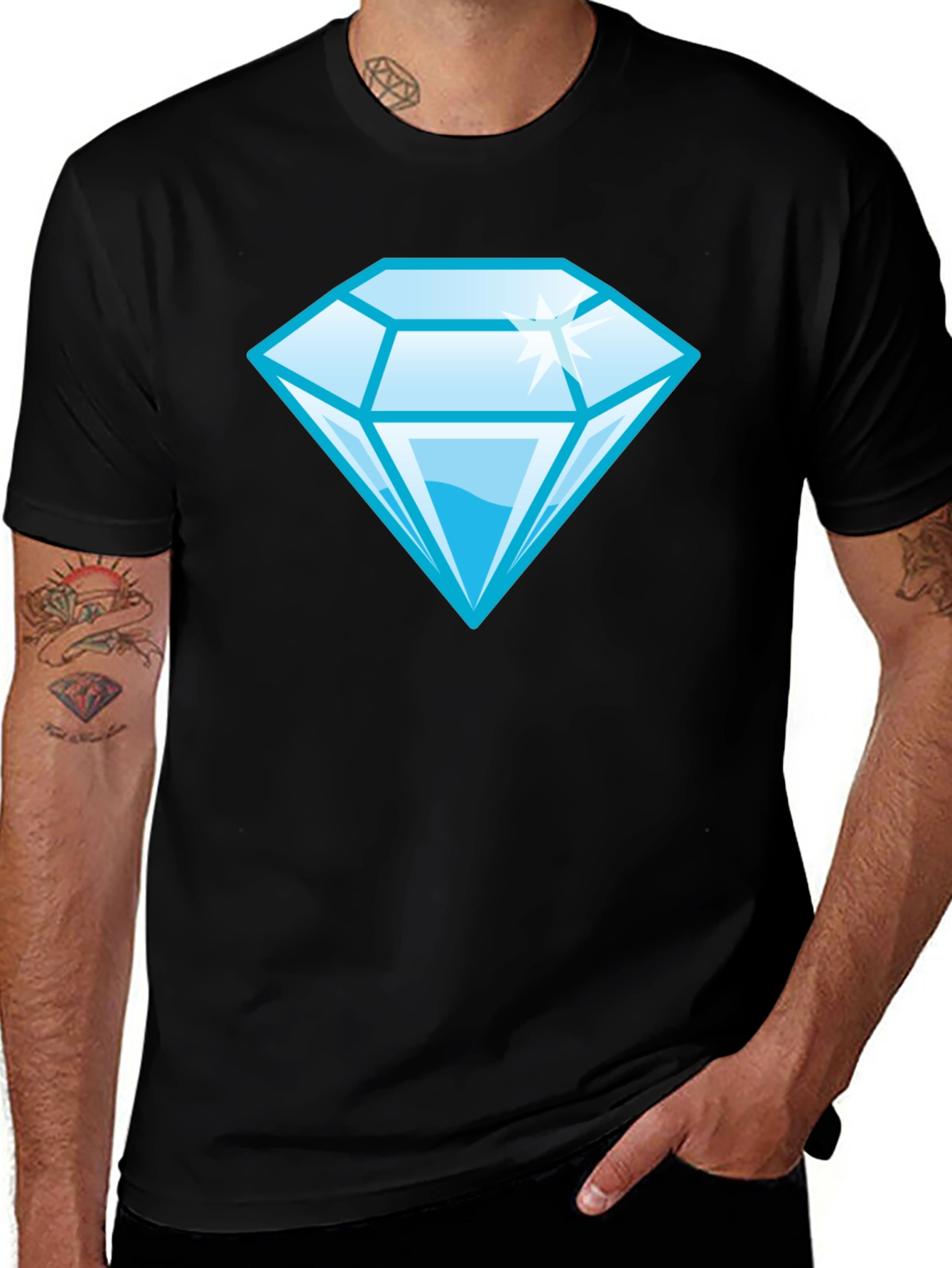 Diamond Graphic Tee - Cool Casual Style