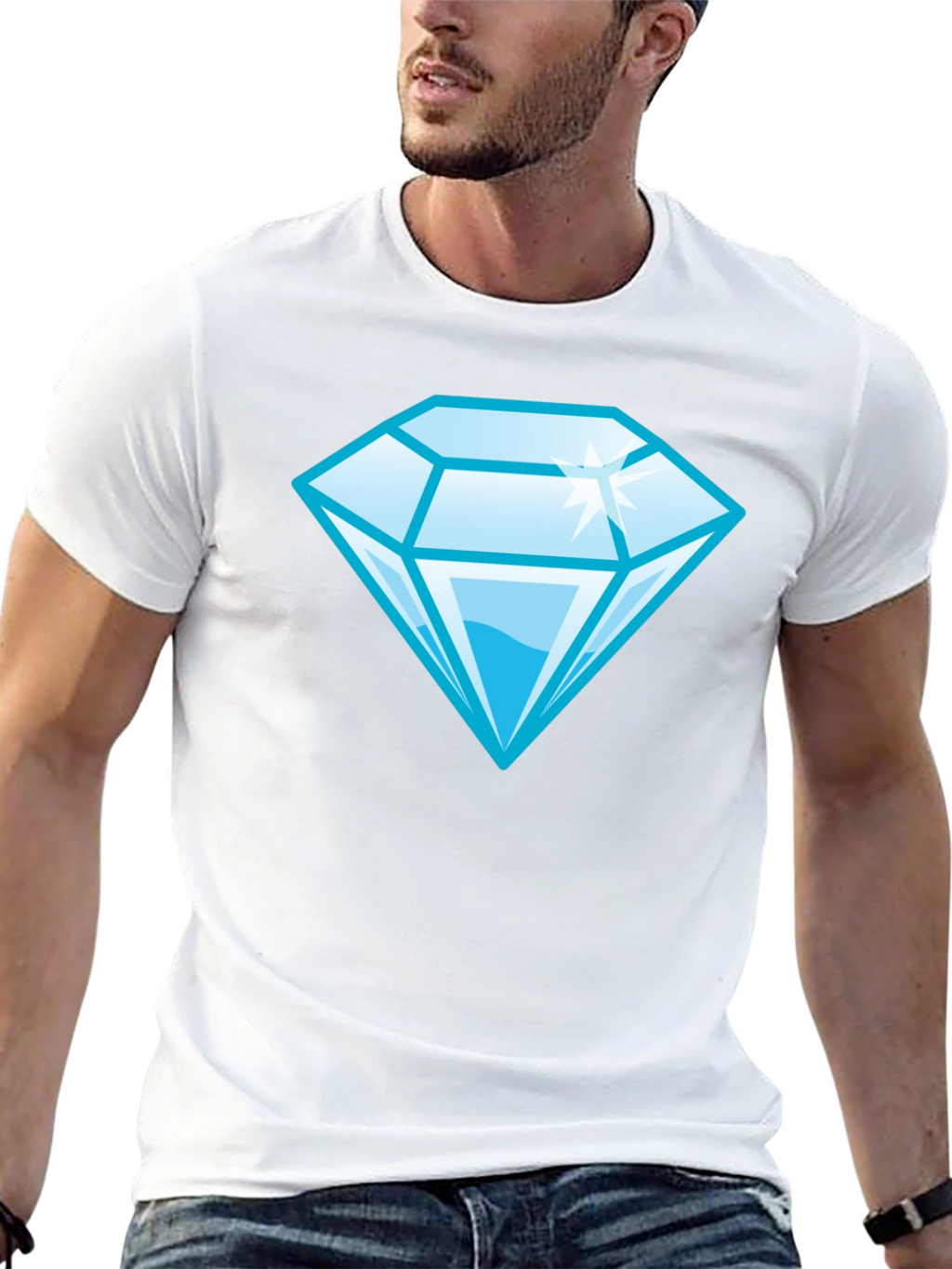 Diamond Graphic Tee - Cool Casual Style