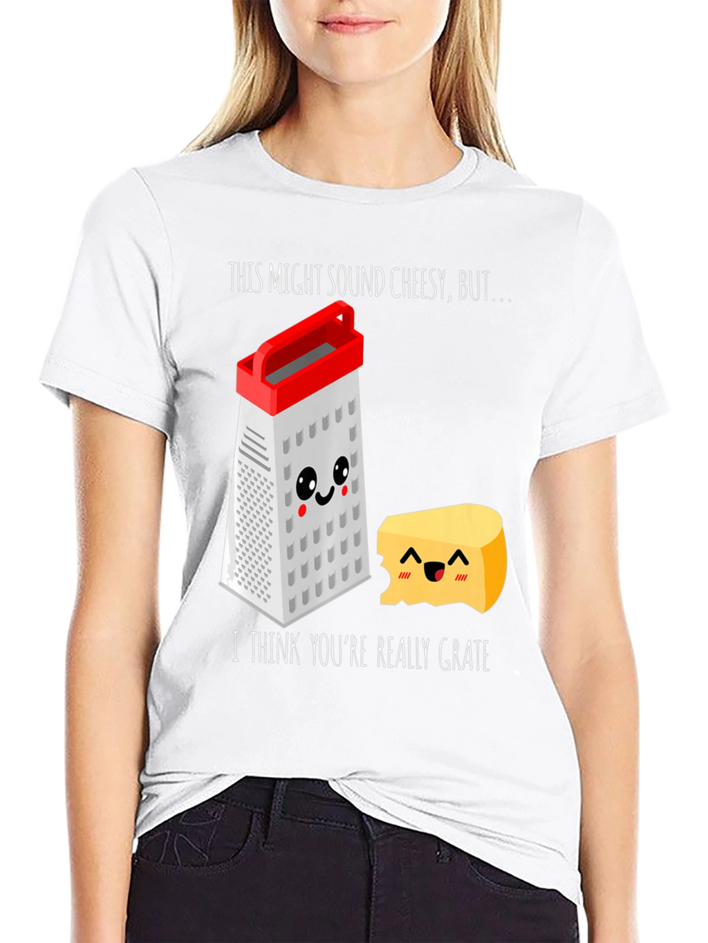 Cheesy Grater Pun T-Shirt - Youre Really Grate