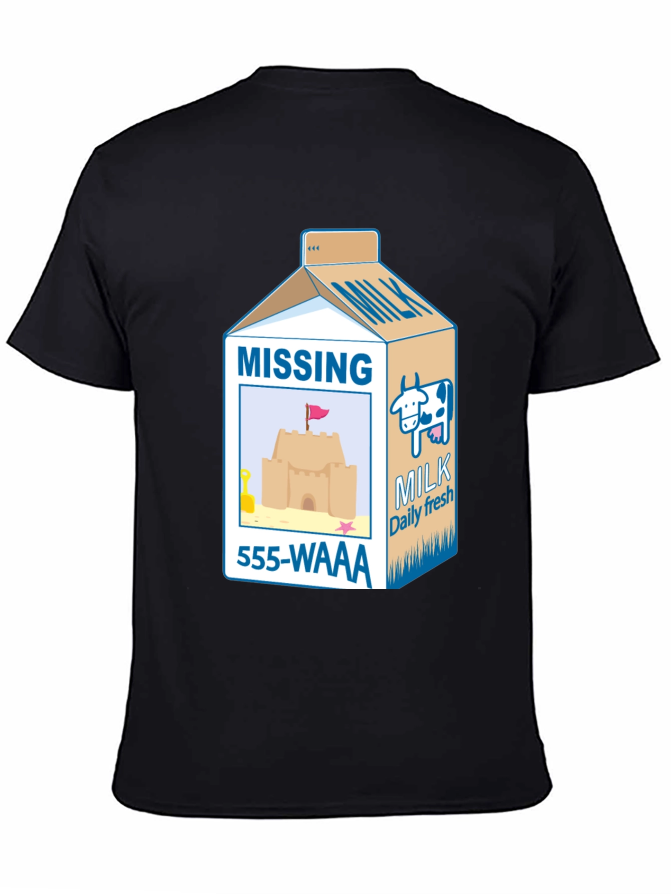Funny Missing Milk Carton T-Shirt
