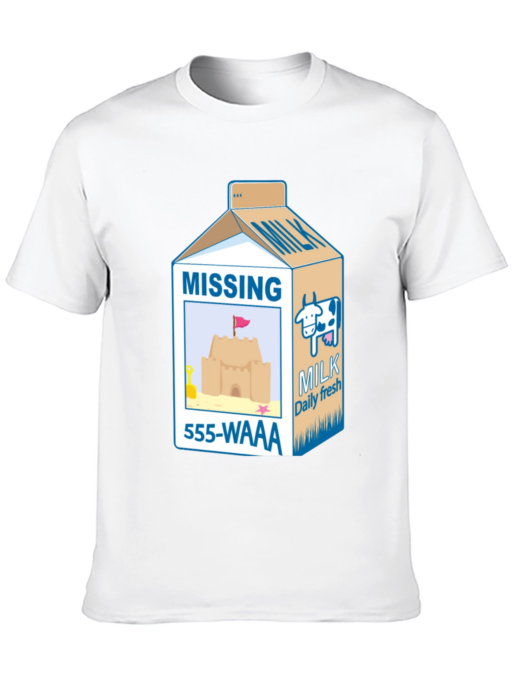Funny Missing Milk Carton T-Shirt