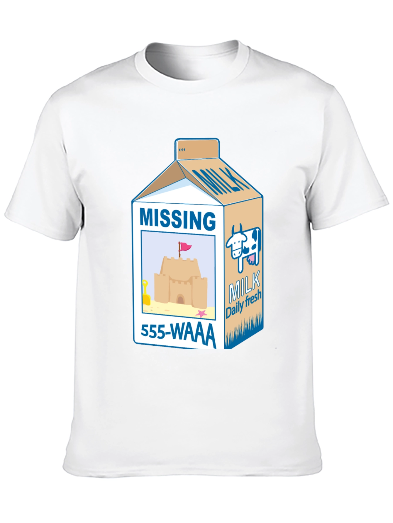 Funny Missing Milk Carton T-Shirt