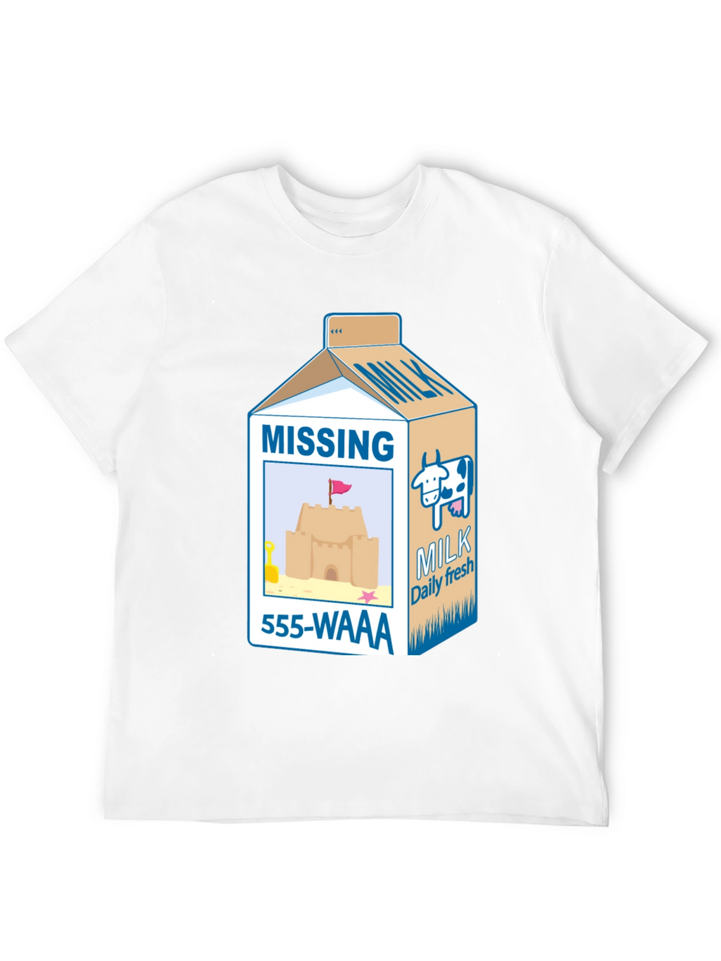 Funny Missing Milk Carton T-Shirt