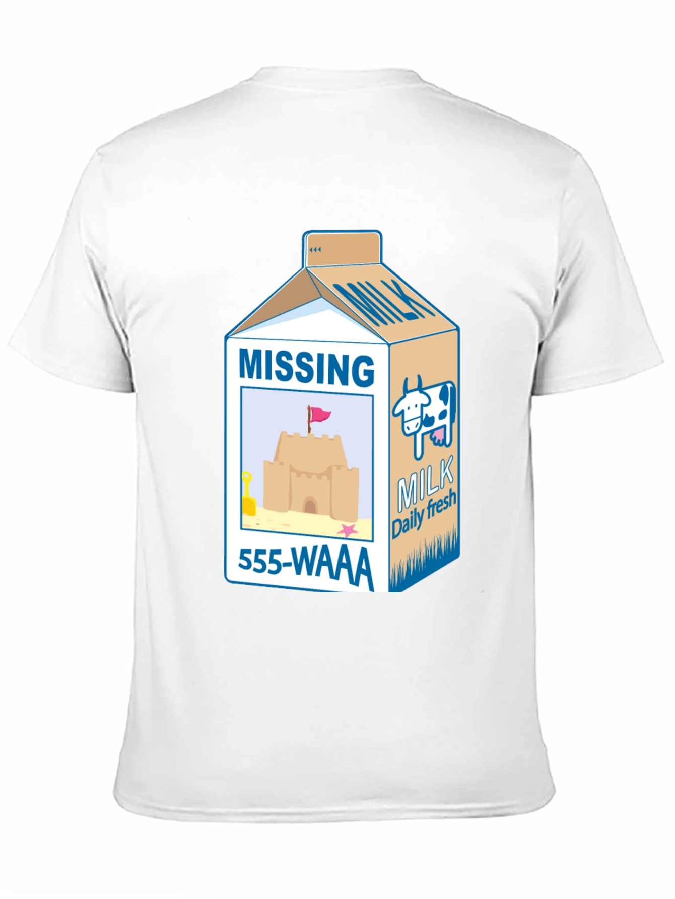 Funny Missing Milk Carton T-Shirt