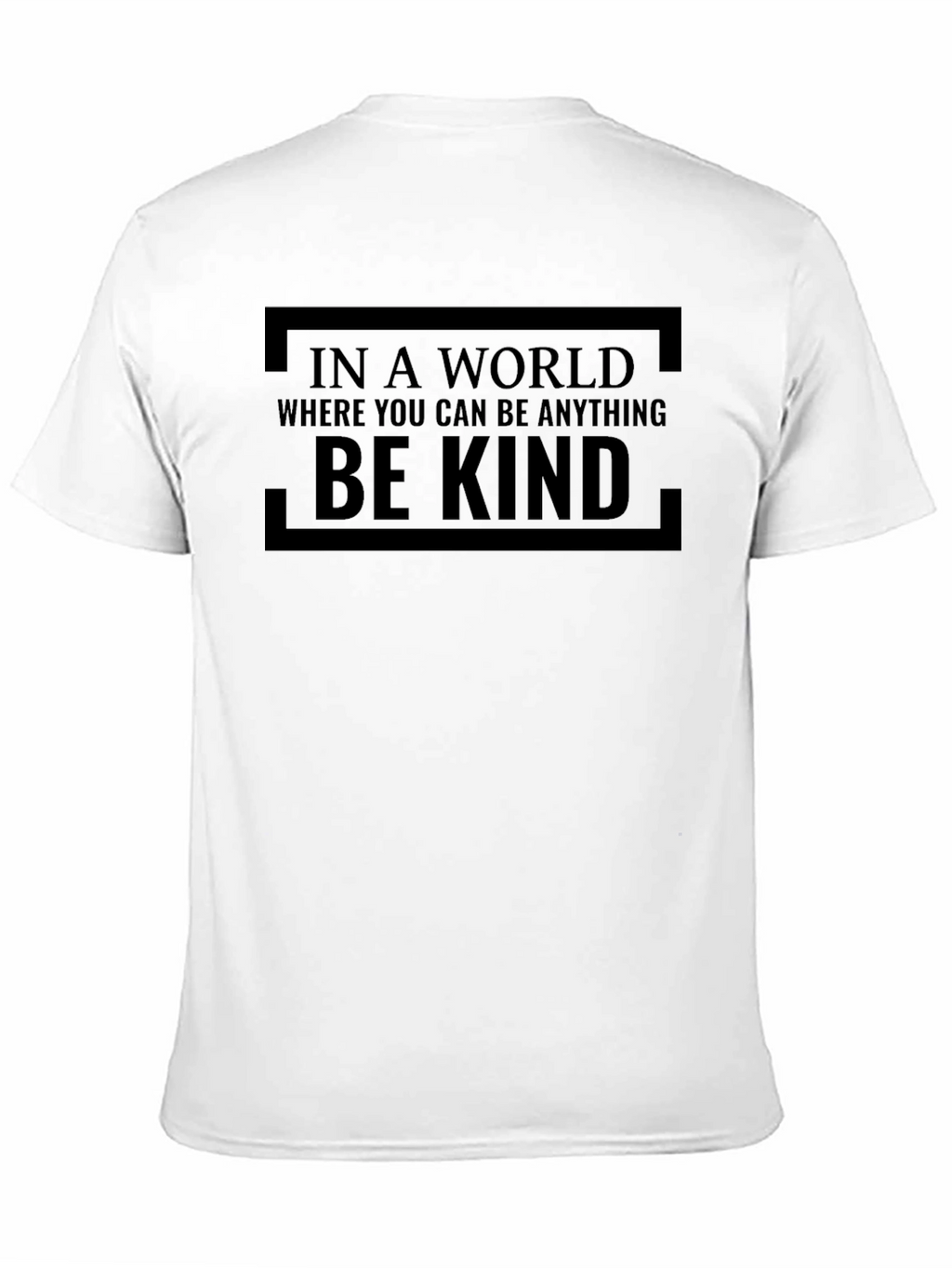 Be Kind Graphic T-Shirt - Black Crew Neck Tee