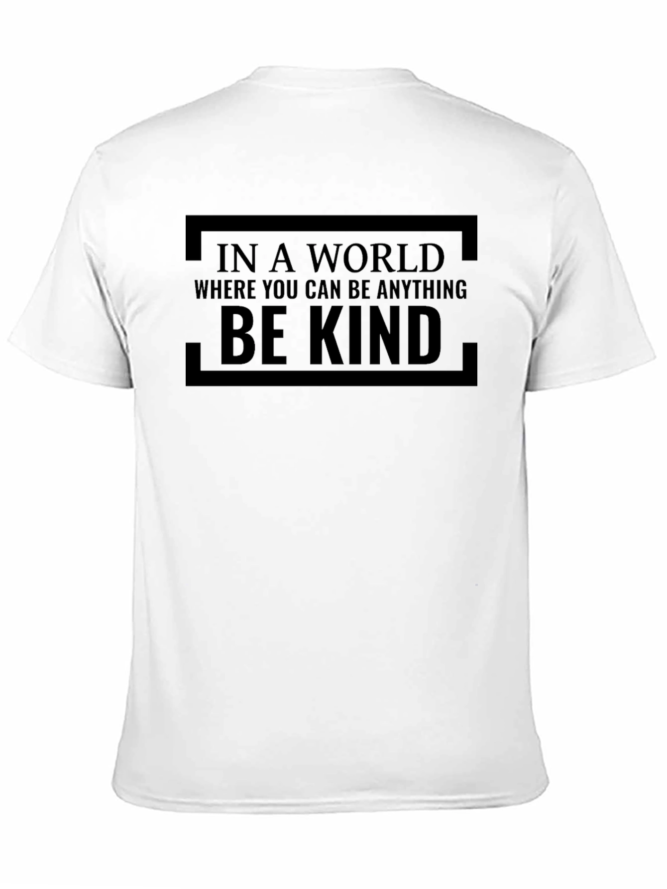 Be Kind Graphic T-Shirt - Black Crew Neck Tee