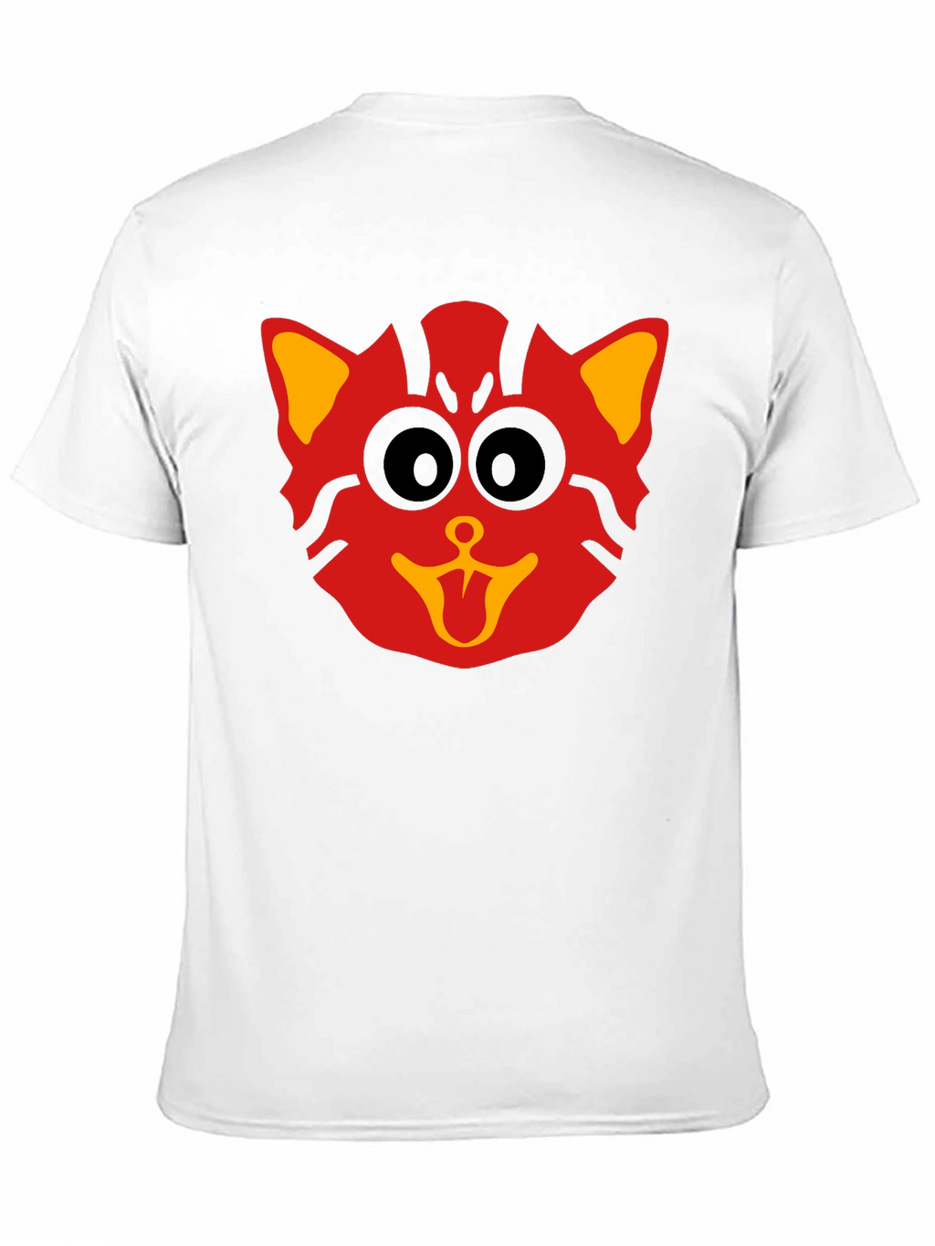 Funny Cat Graphic Tee - Black T-Shirt