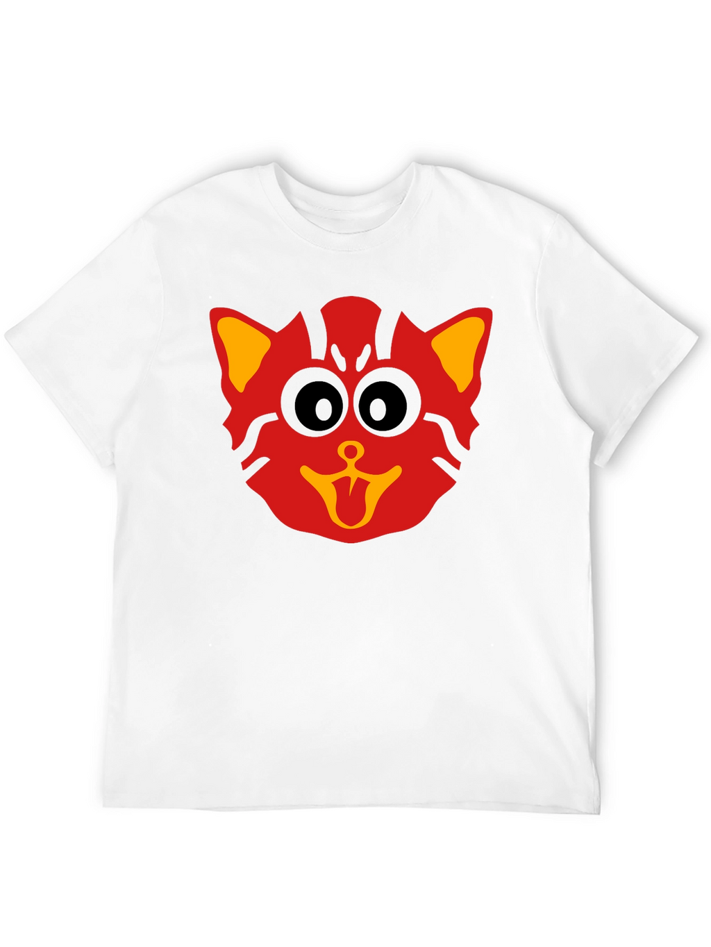 Funny Cat Graphic Tee - Black T-Shirt