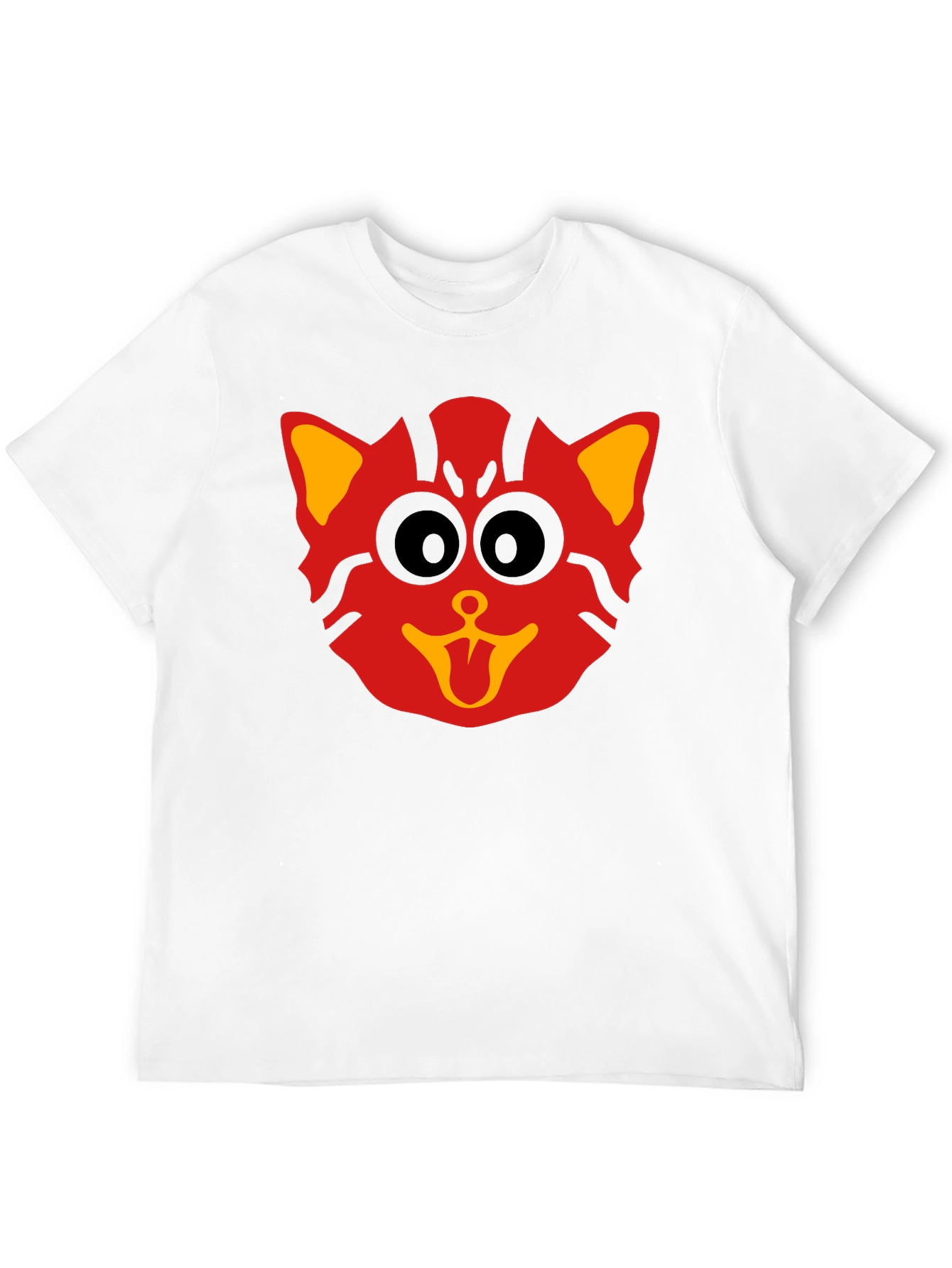 Funny Cat Graphic Tee - Black T-Shirt