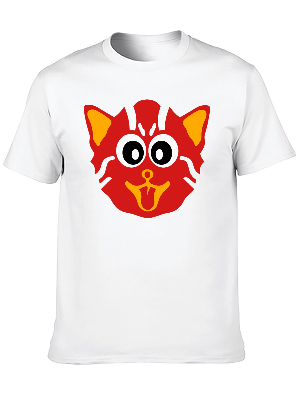 Funny Cat Graphic Tee - Black T-Shirt