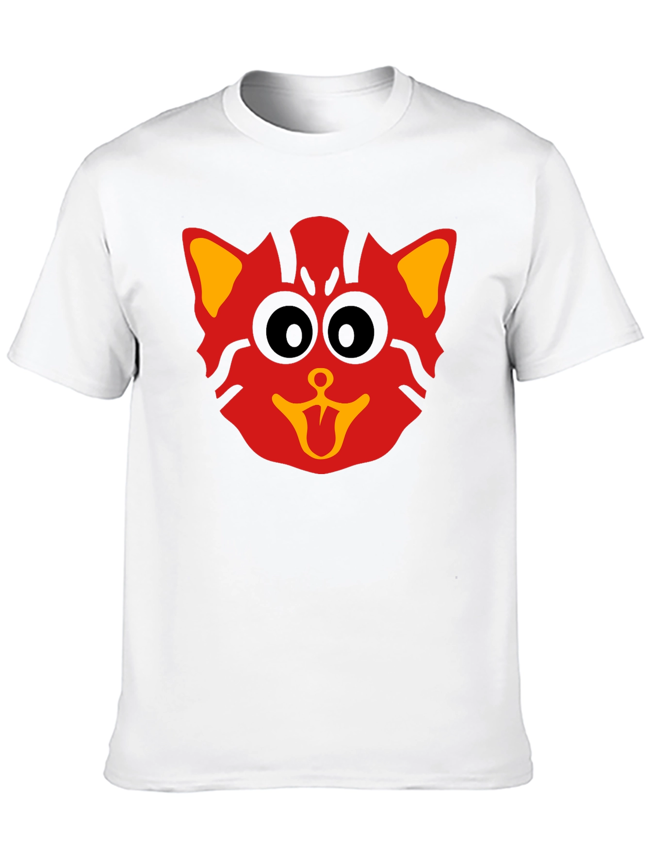 Funny Cat Graphic Tee - Black T-Shirt
