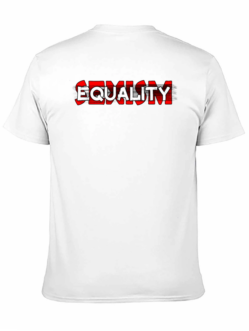 Equality T-Shirt - Red and White Graphic Tee