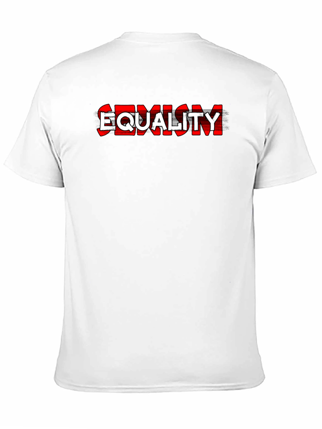 Equality T-Shirt - Red and White Graphic Tee