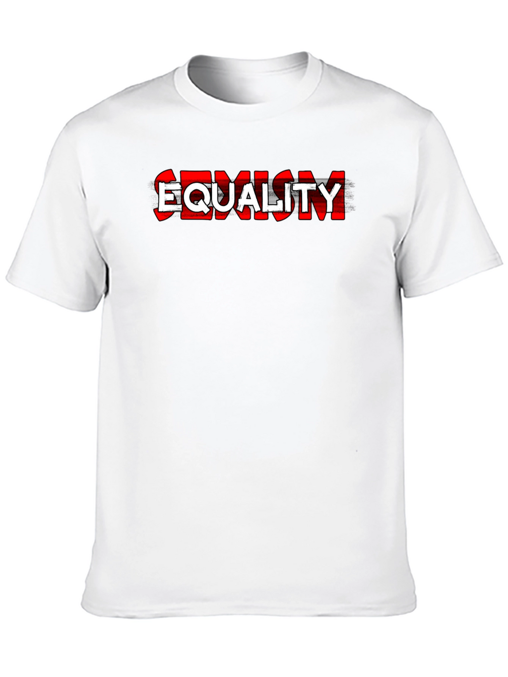 Equality T-Shirt - Red and White Graphic Tee