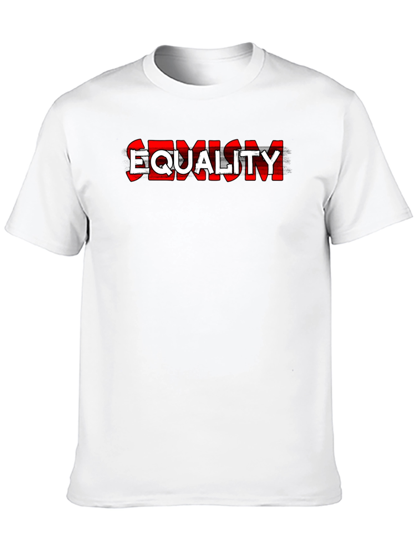 Equality T-Shirt - Red and White Graphic Tee