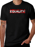 Equality T-Shirt - Red and White Graphic Tee