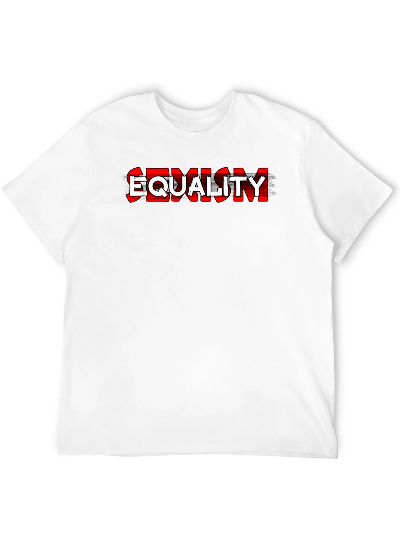 Equality T-Shirt - Red and White Graphic Tee