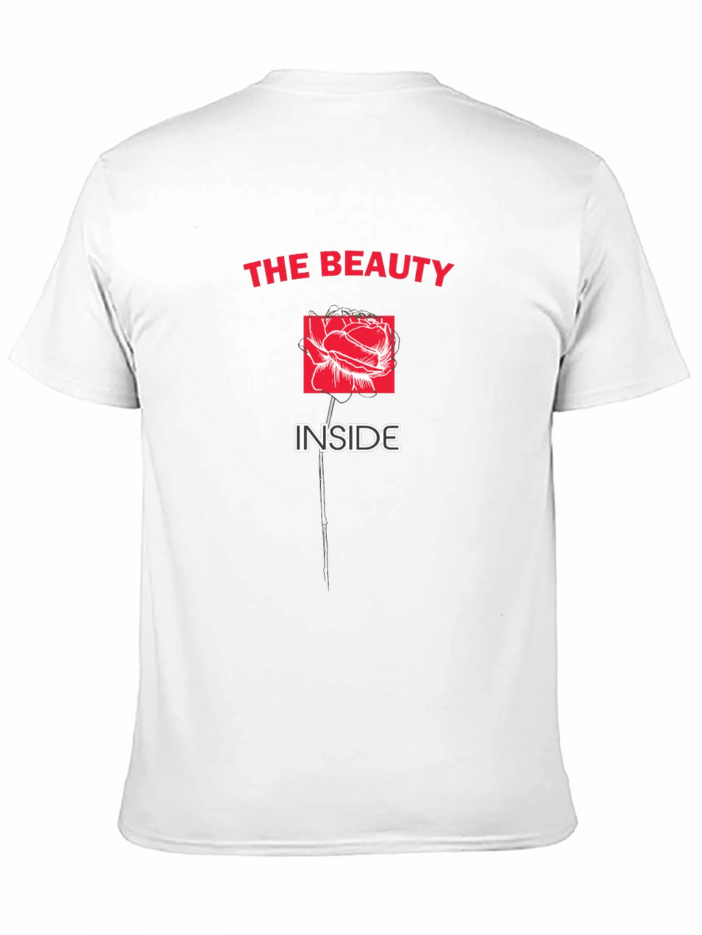 Beauty Inside Black Graphic Tee