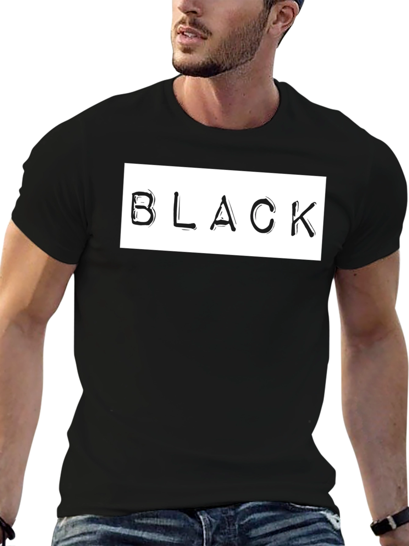Stylish Black Graphic T-Shirt