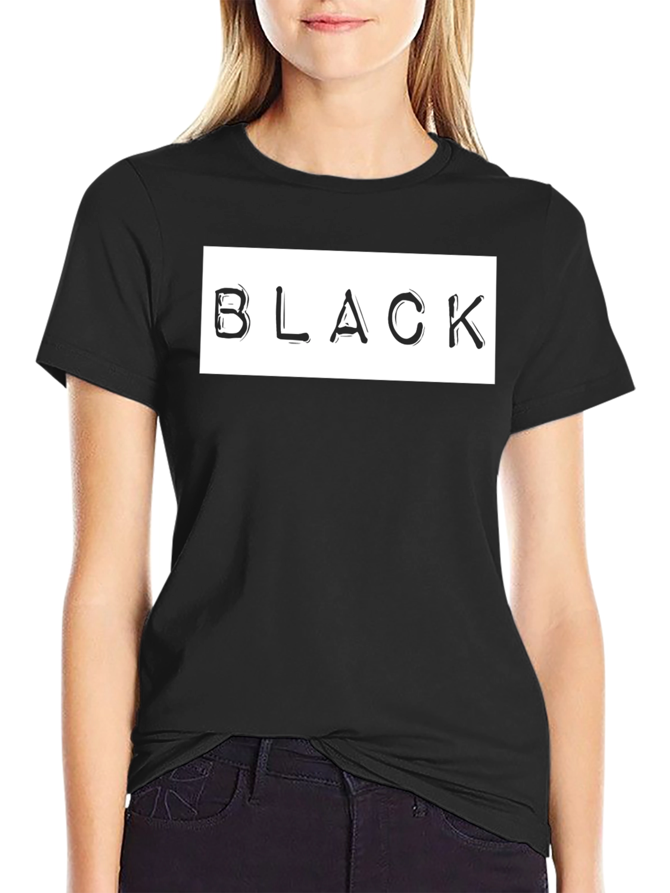 Stylish Black Graphic T-Shirt
