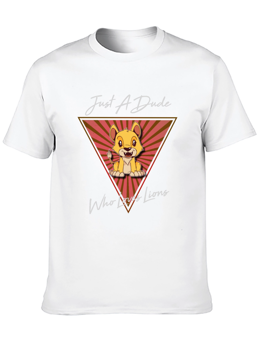 Just A Dude Who Loves Lions T-Shirt