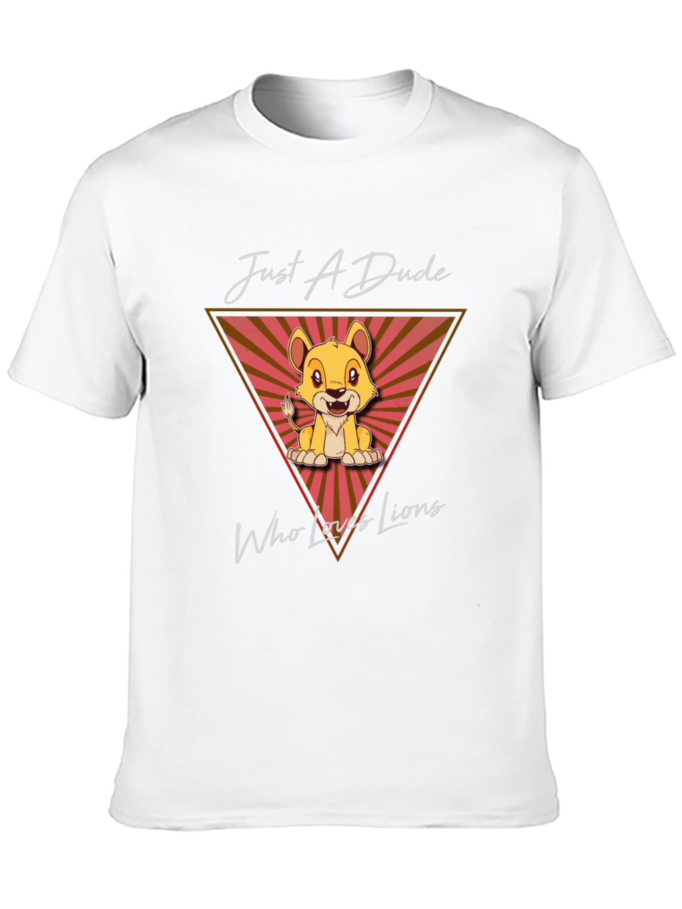 Just A Dude Who Loves Lions T-Shirt