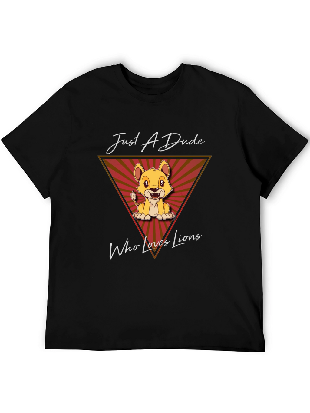 Just A Dude Who Loves Lions T-Shirt
