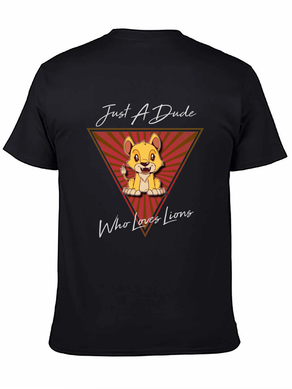 Just A Dude Who Loves Lions T-Shirt