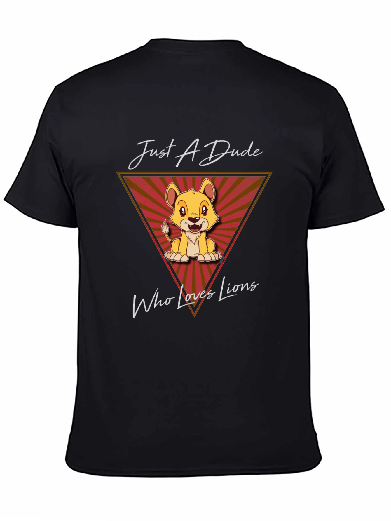Just A Dude Who Loves Lions T-Shirt