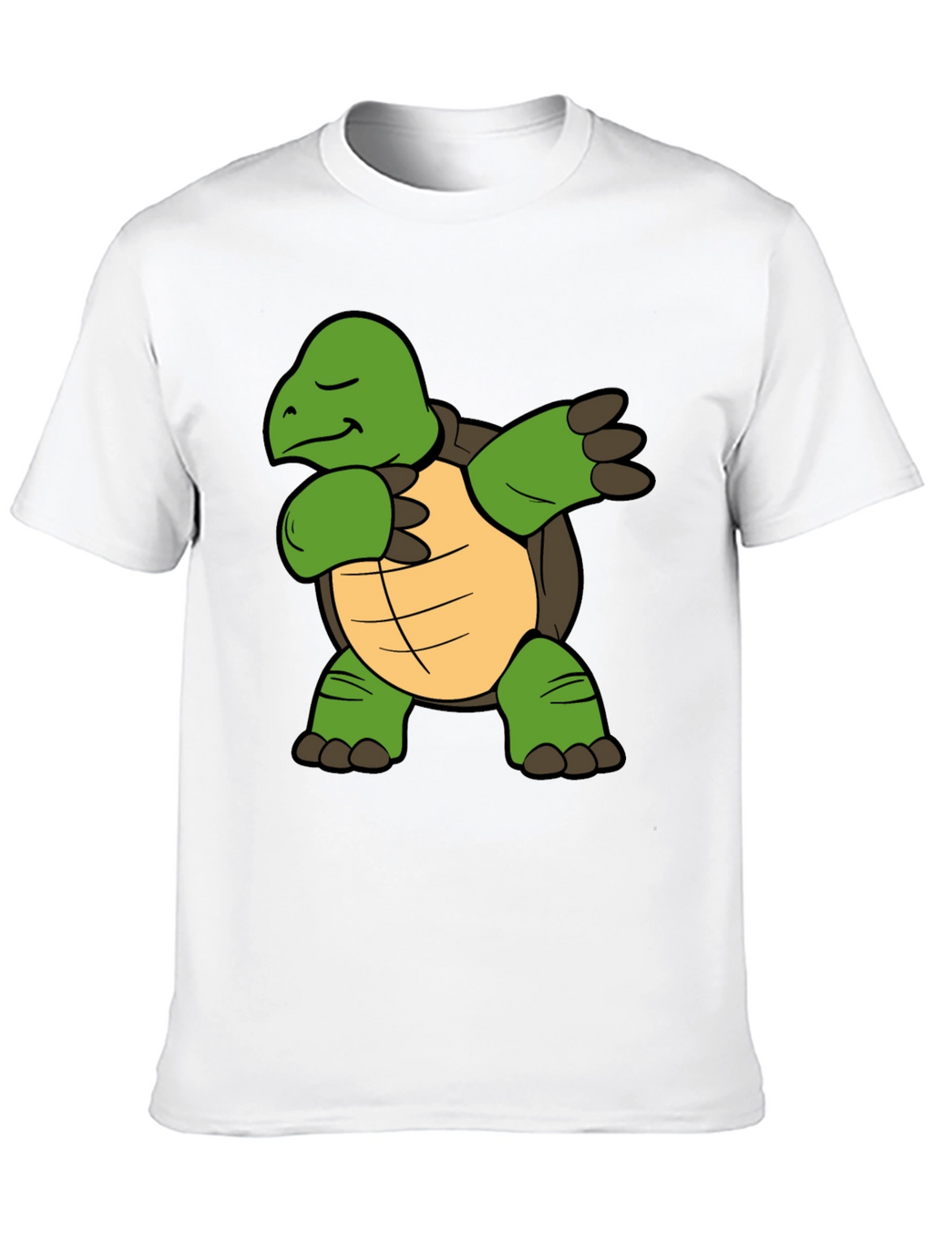 Dabbing Turtle Graphic T-Shirt - Black