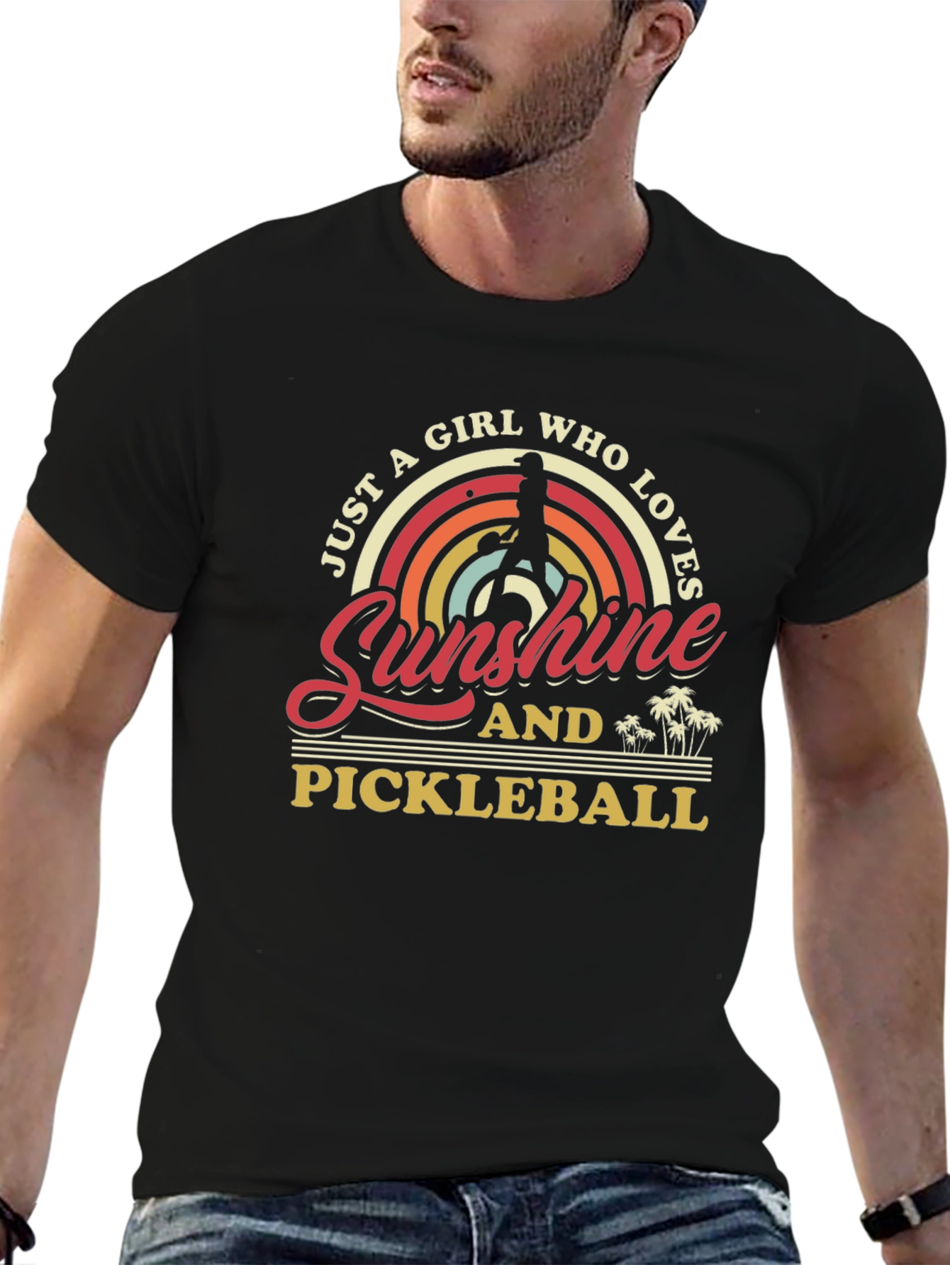 Sunshine & Pickleball Graphic T-Shirt