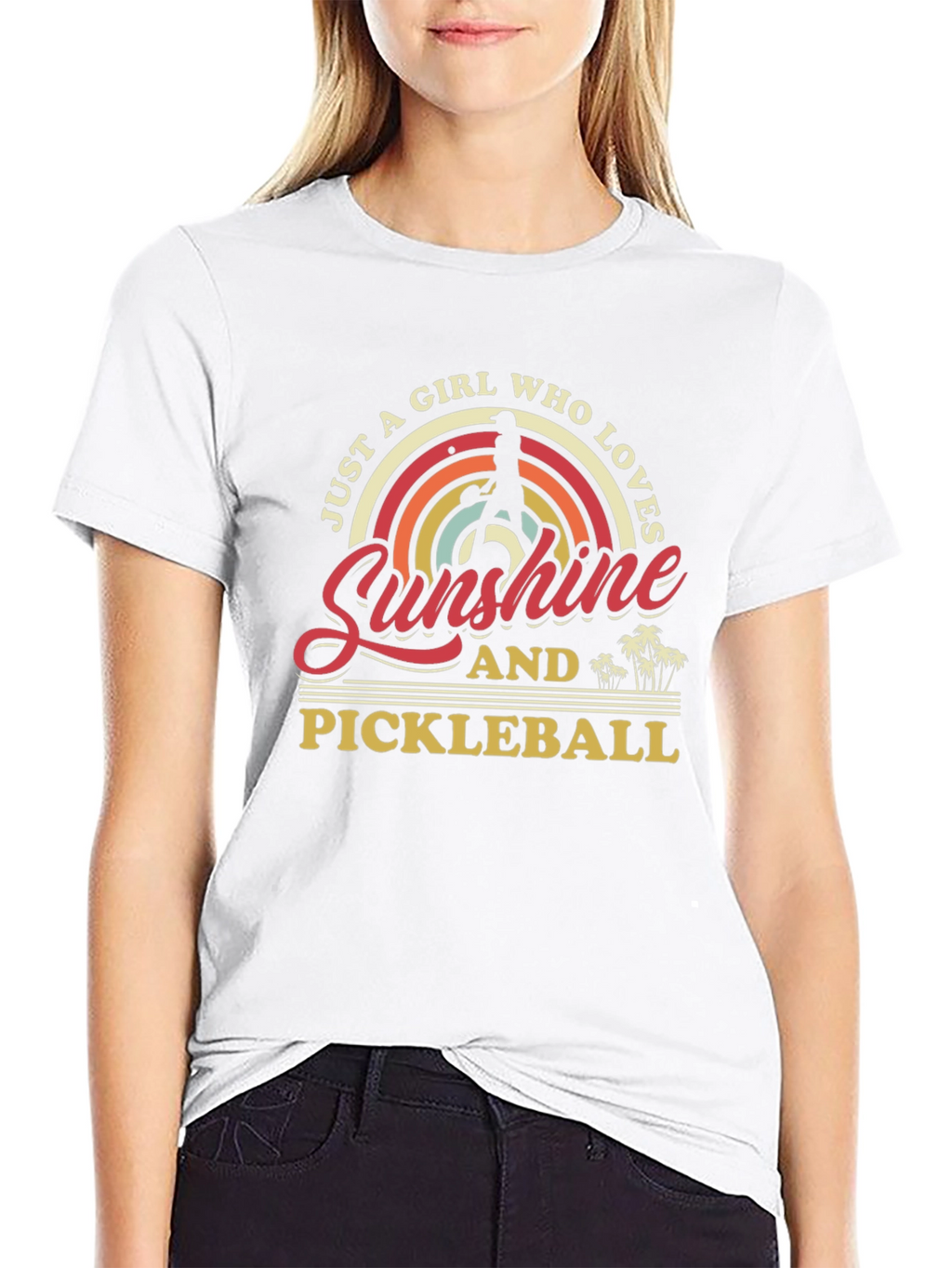 Sunshine & Pickleball Graphic T-Shirt