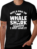 Whale Shark Lover T-Shirt | Black Cotton Tee