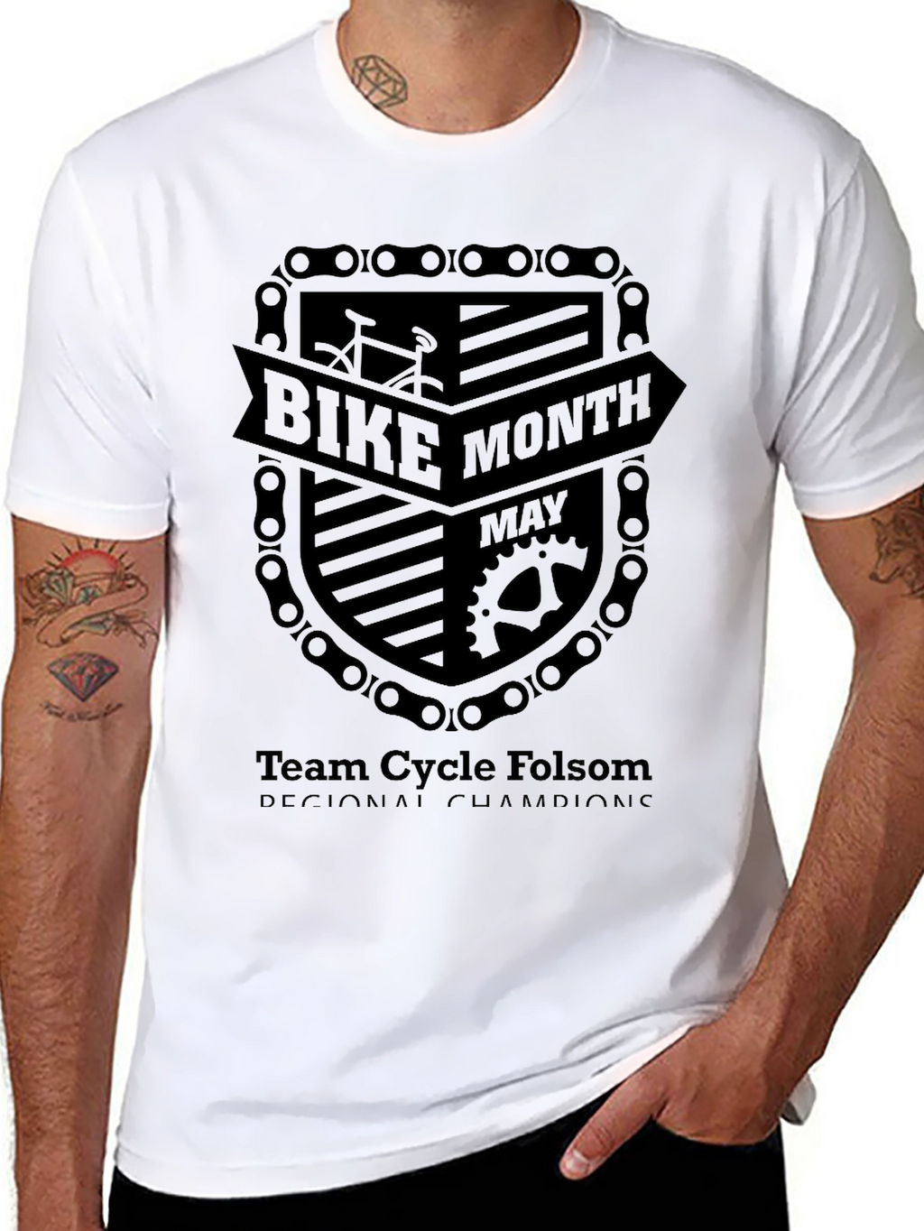Bike Month T-Shirt - Team Cycle Folsom