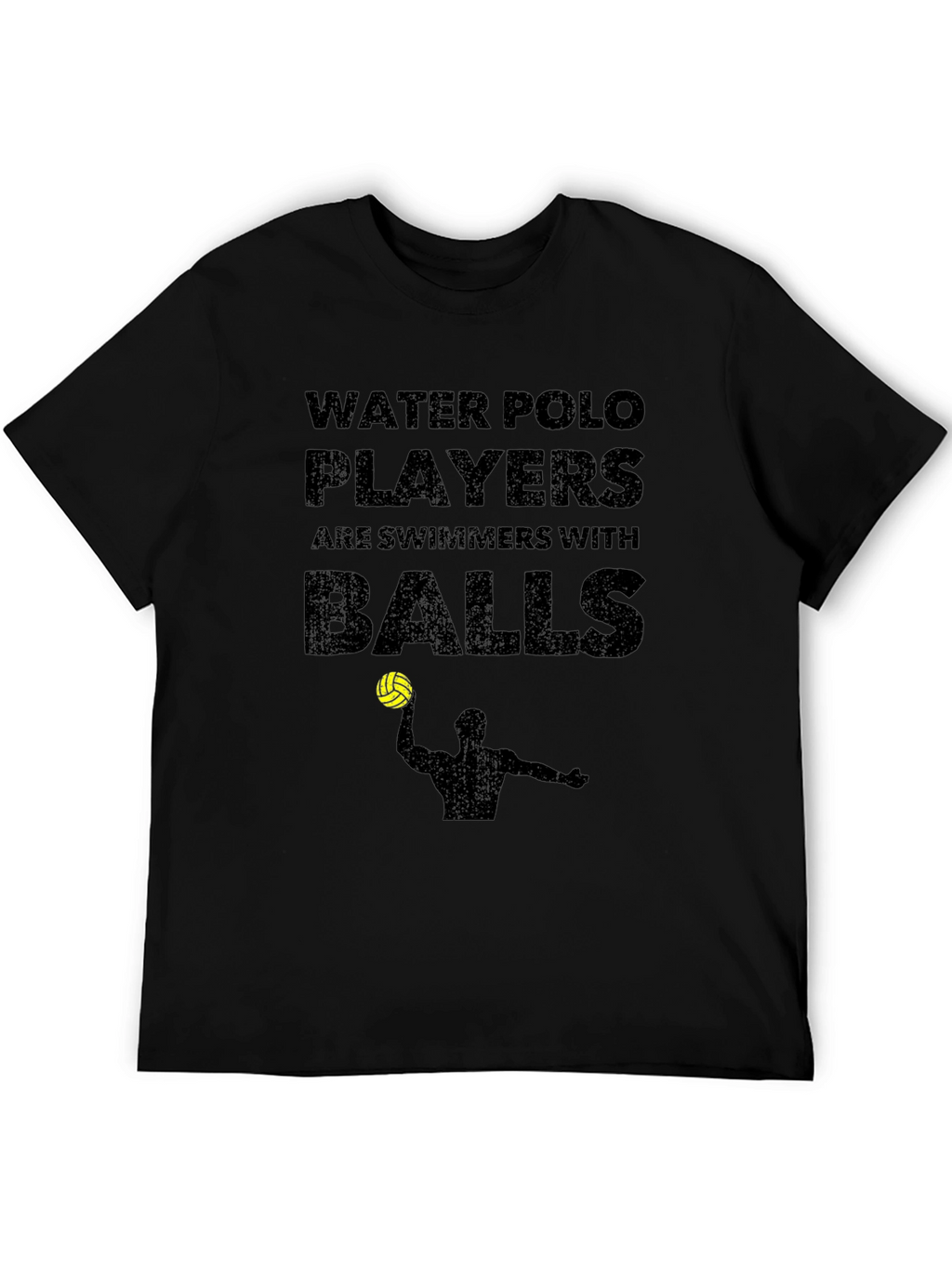 Water Polo Players T-Shirt Funny Swimmers With Balls Tee