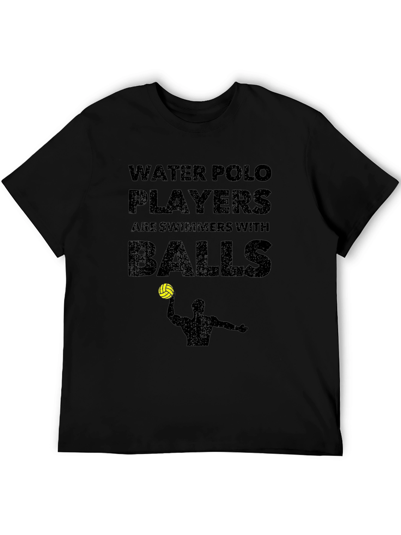 Water Polo Players T-Shirt Funny Swimmers With Balls Tee