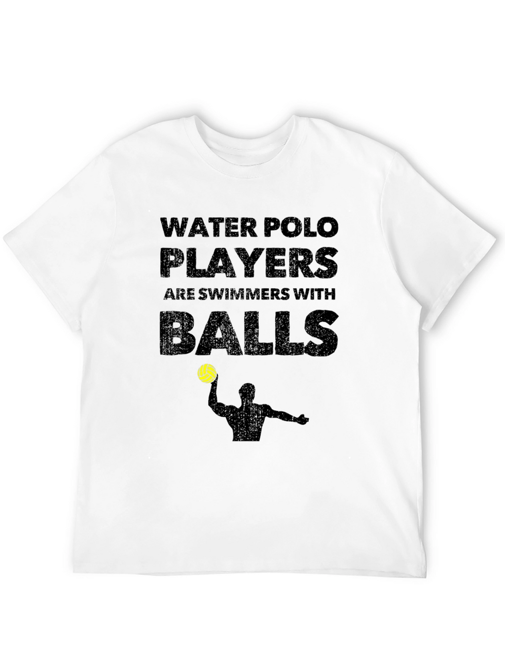 Water Polo Players T-Shirt Funny Swimmers With Balls Tee